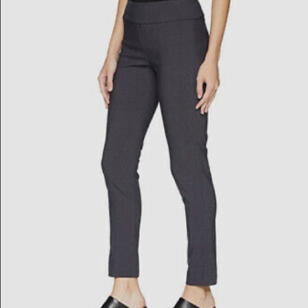 Elliott Lauren Control Stretch Dark Gray Pull On Style Pants Women size 14